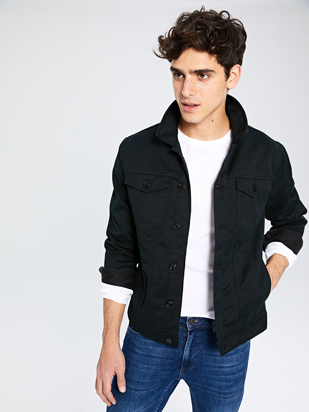 

Мужская джинсовая куртка LCW Casual