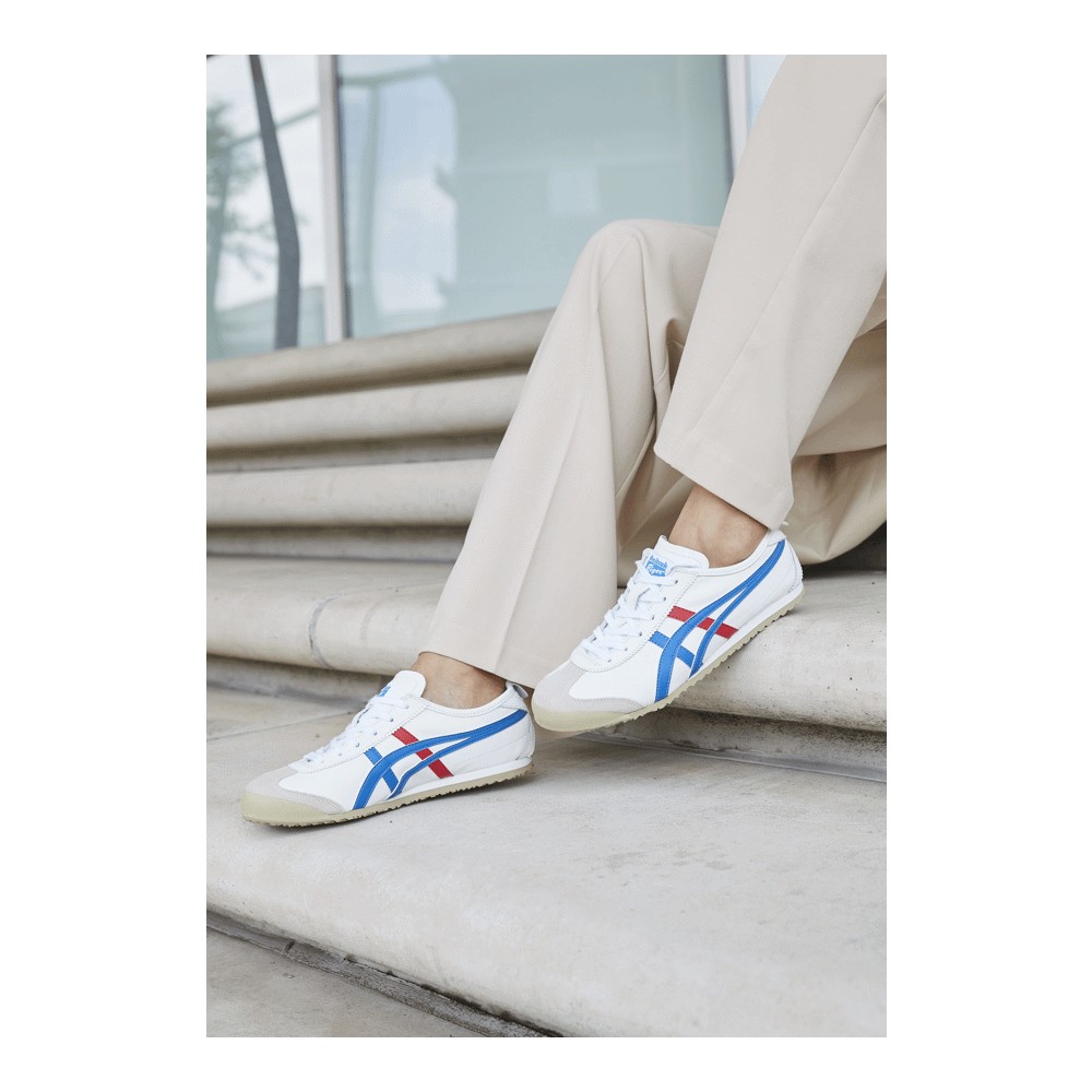 Кроссовки Onitsuka Tiger Mexico 66, white/blue – купить из-за границы через  сервис «CDEK.Shopping»