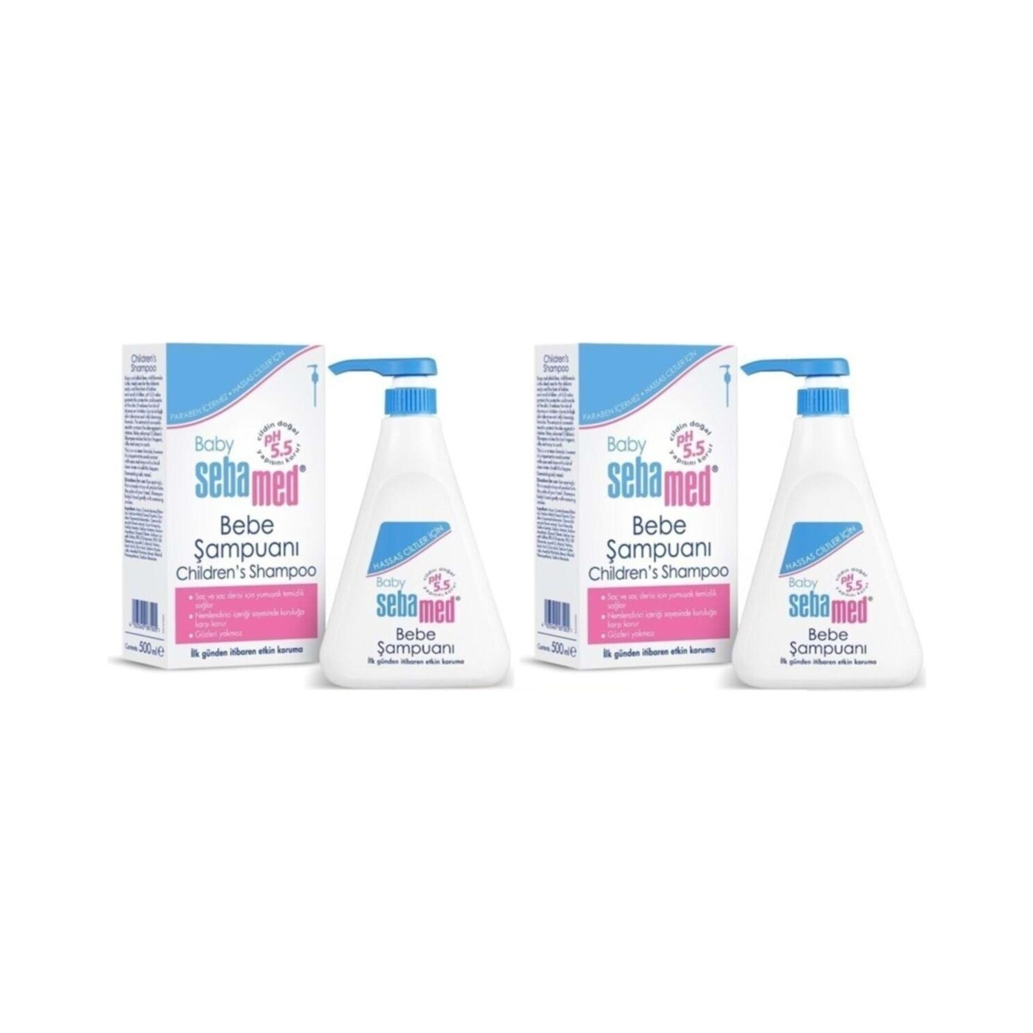 

Детский шампунь Sebamed Baby, 2 флакона по 500 мл