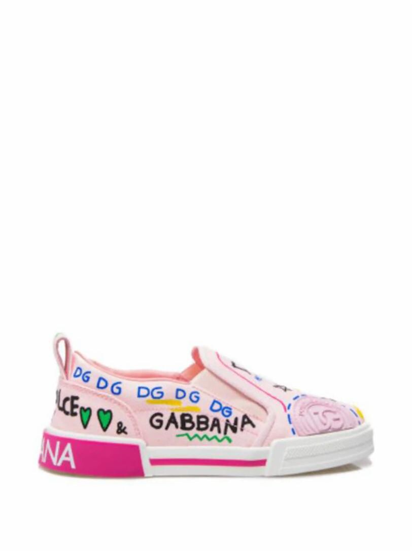 

Хлопковые кеды Dolce&Gabbana