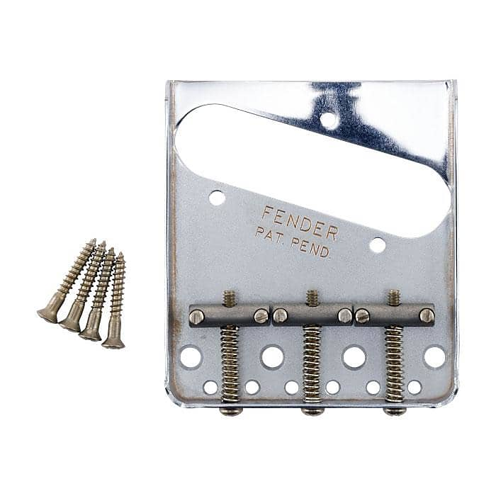 Fender Road Изношенный старый телескопический мост в сборе 0997210000 Road Worn Tele Bridge Assembly 0997210000 - фото