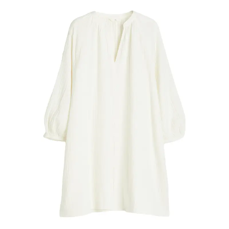 

Платье-туника H&M Double-weave, белый