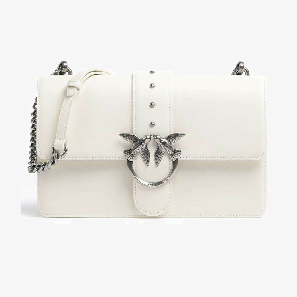

Сумка кросс-боди Pinko Love One Classic CL, белый/серебристый
