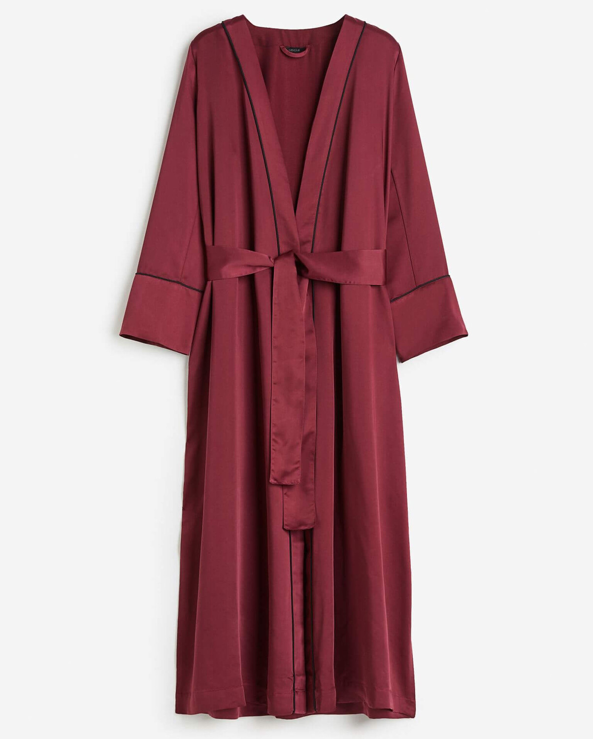 

Халат H&M Satin, бордовый