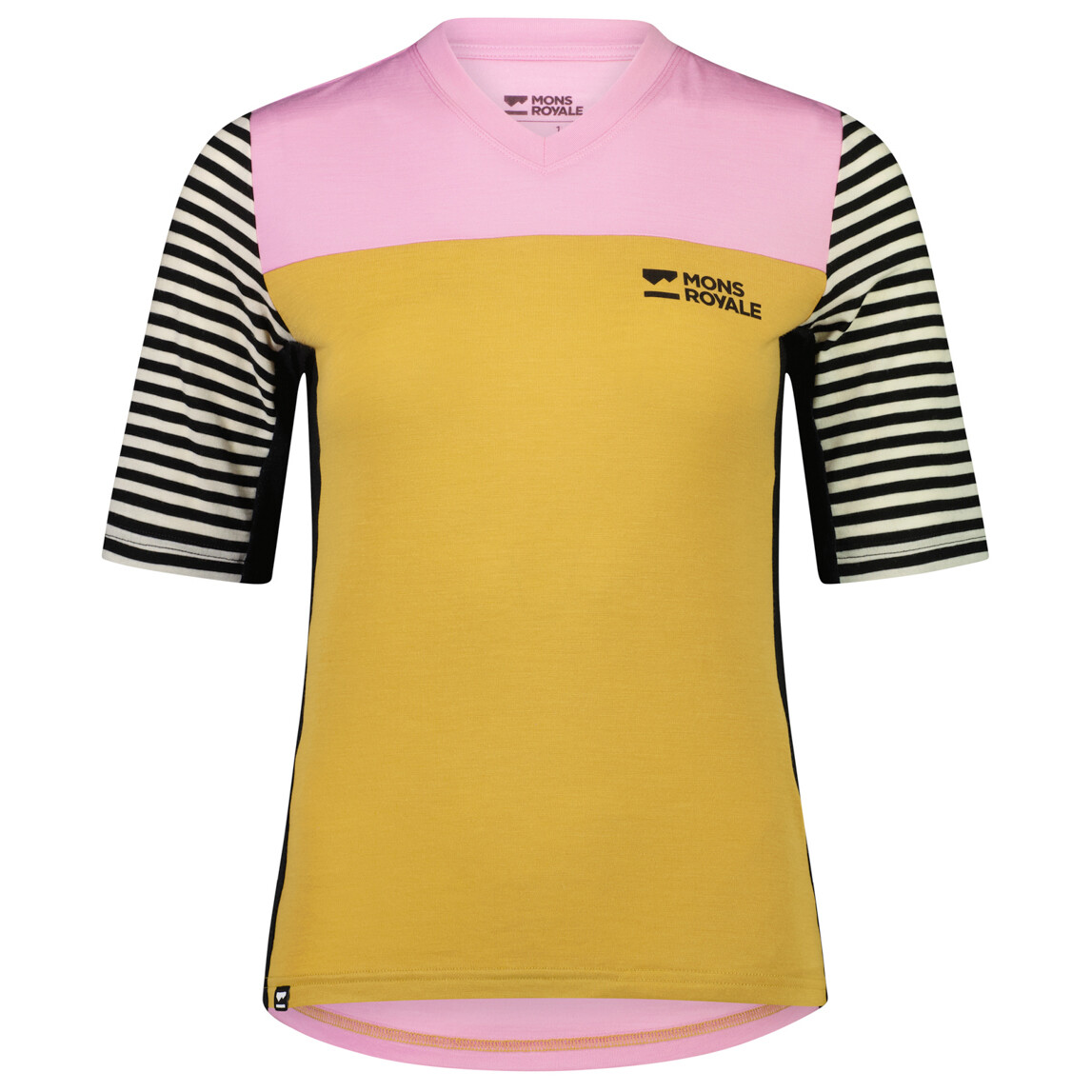 

Велосипедный трикотаж Mons Royale Women's Redwood Enduro VT, цвет Pop Clash