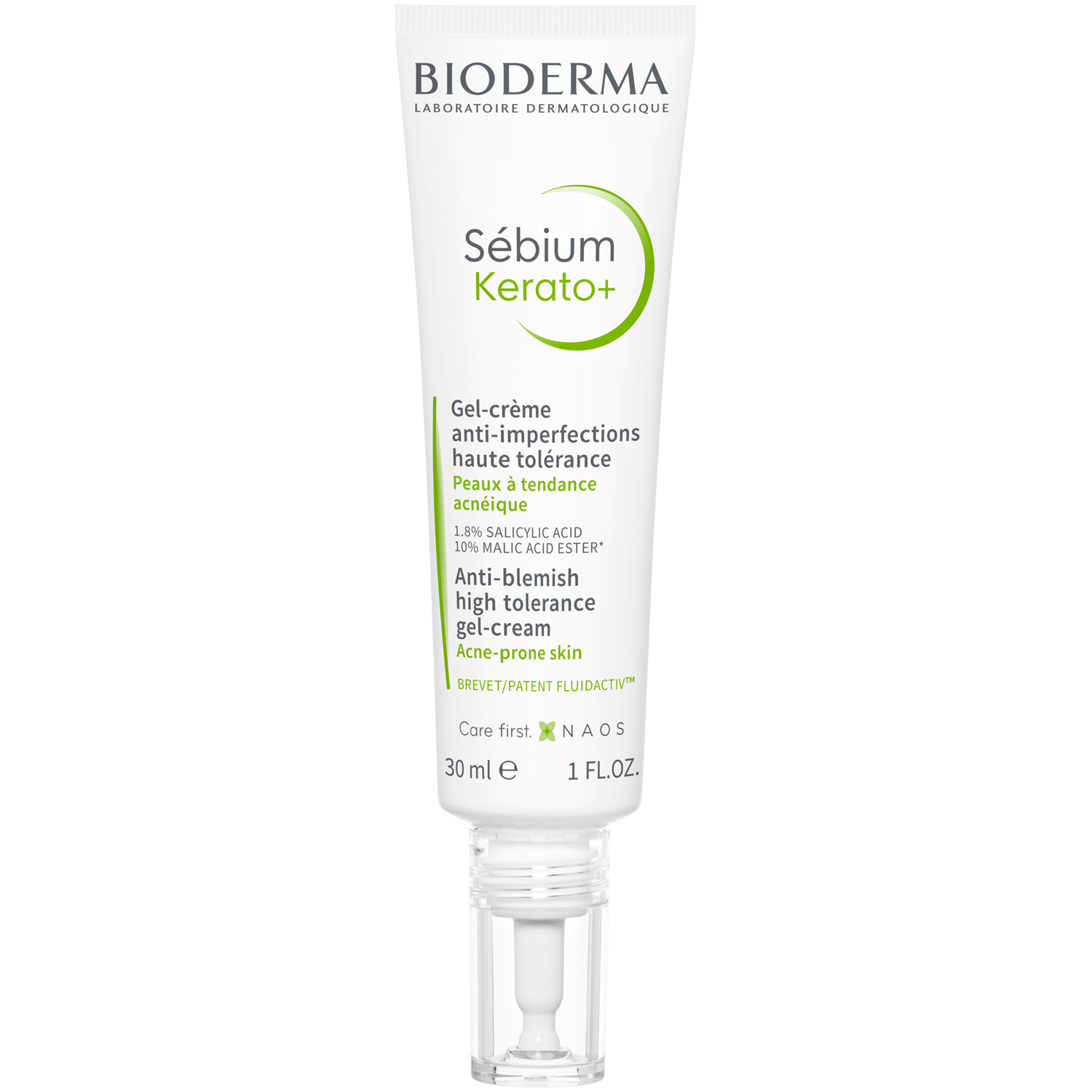 Bioderma Sebium Kerato+ крем-гель для лица против прыщей, 30 мл - фото