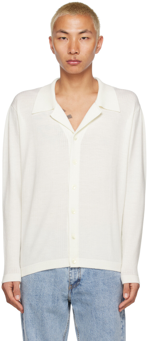 

SSENSE Эксклюзивный белый кардиган Pistolero Second/Layer