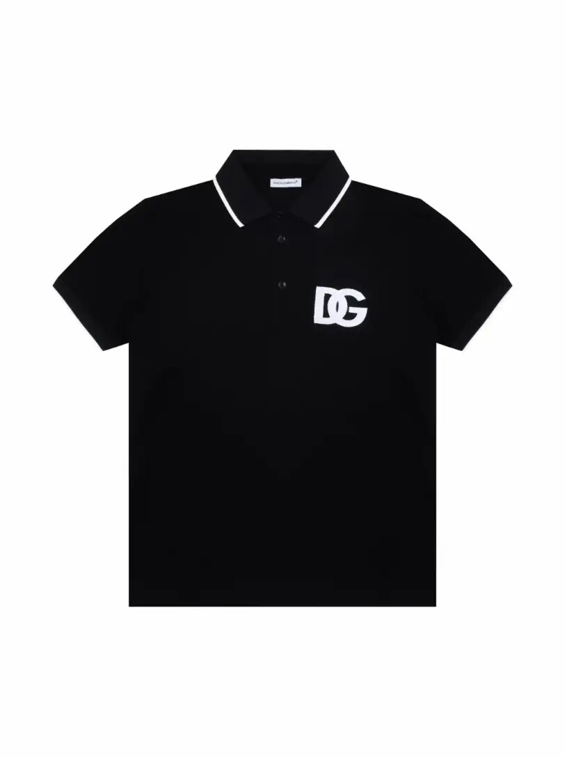 

Хлопковое поло с логотипом Dolce&Gabbana