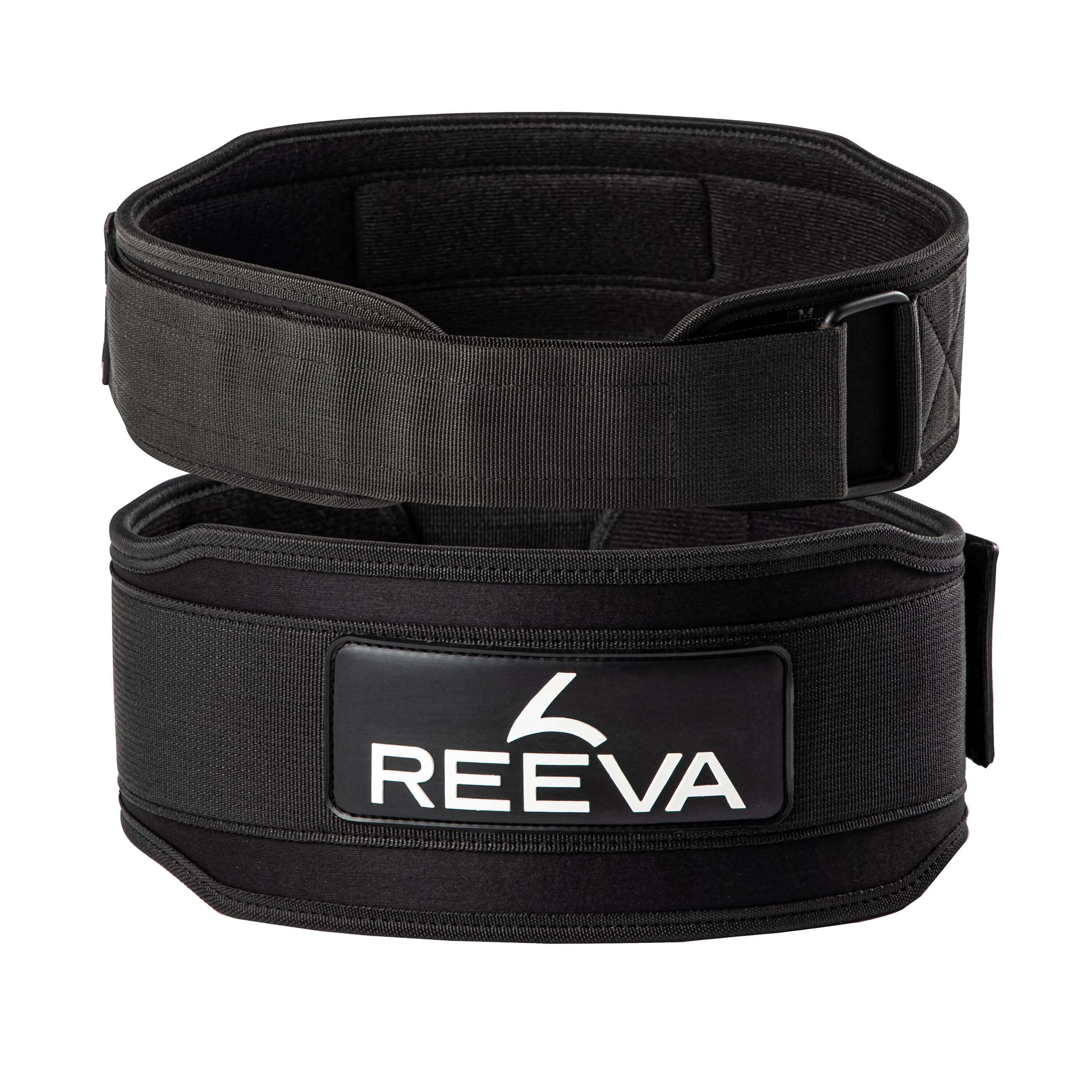 Неопрен 2.0 - тяжелоатлетический пояс REEVA, черный тяжелоатлетический пояс из черной кожи reeva черный