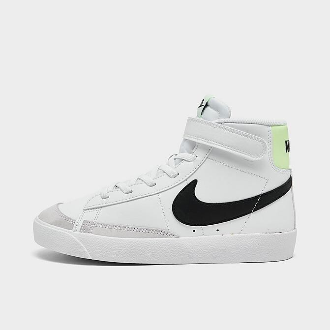 

Детские кроссовки на липучке Nike Blazer Mid 77, бело-зеленый