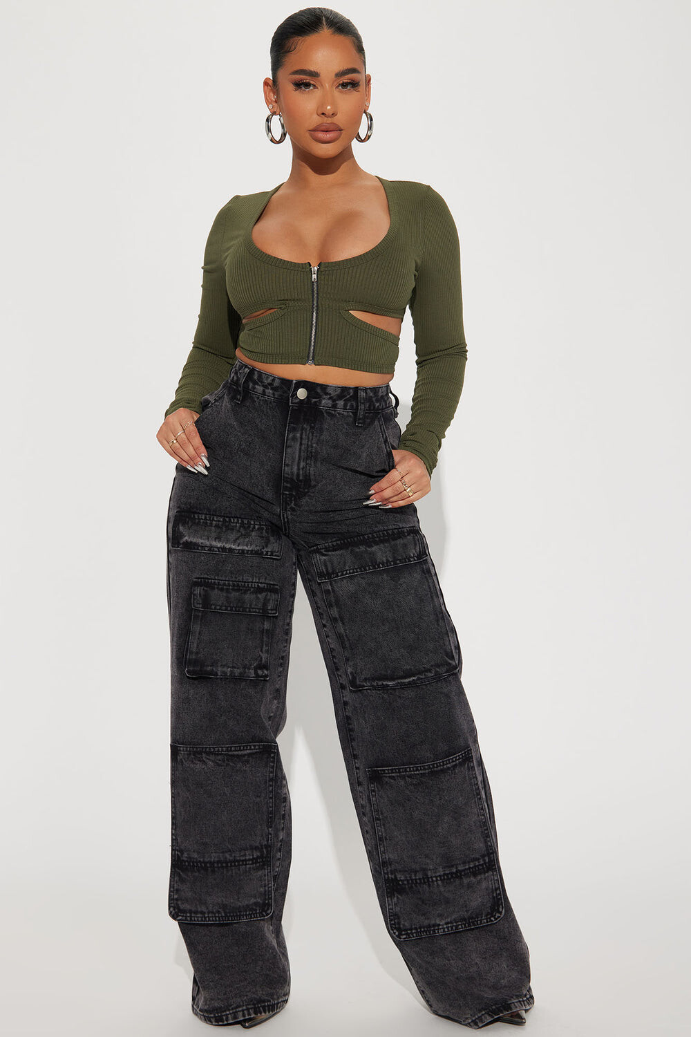 

Джинсы Fashion Nova TTC96, черный