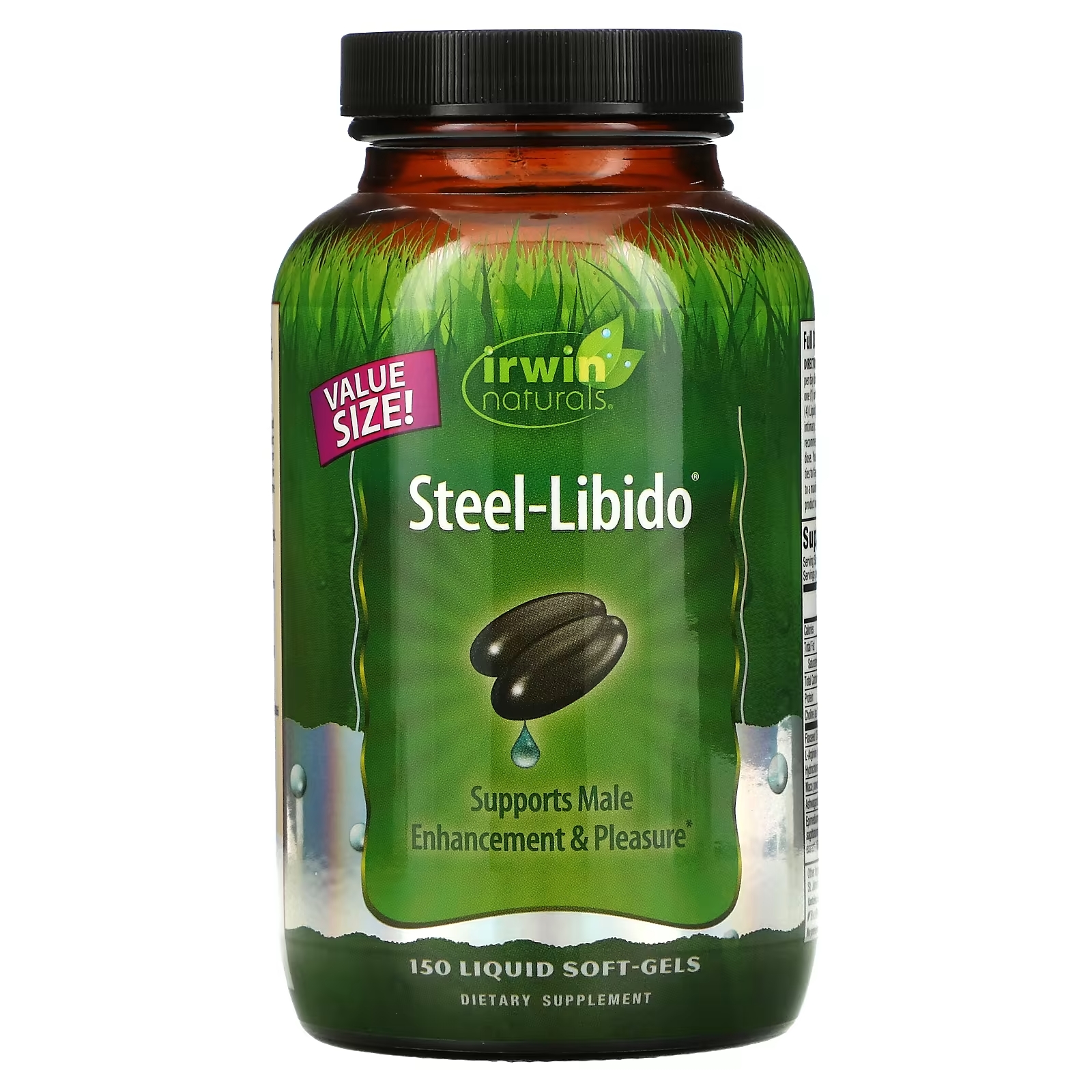 Пищевая Добавка Irwin Naturals Steel-Libido, 150 мягких капсул пищевая добавка irwin naturals для волос 60 капсул