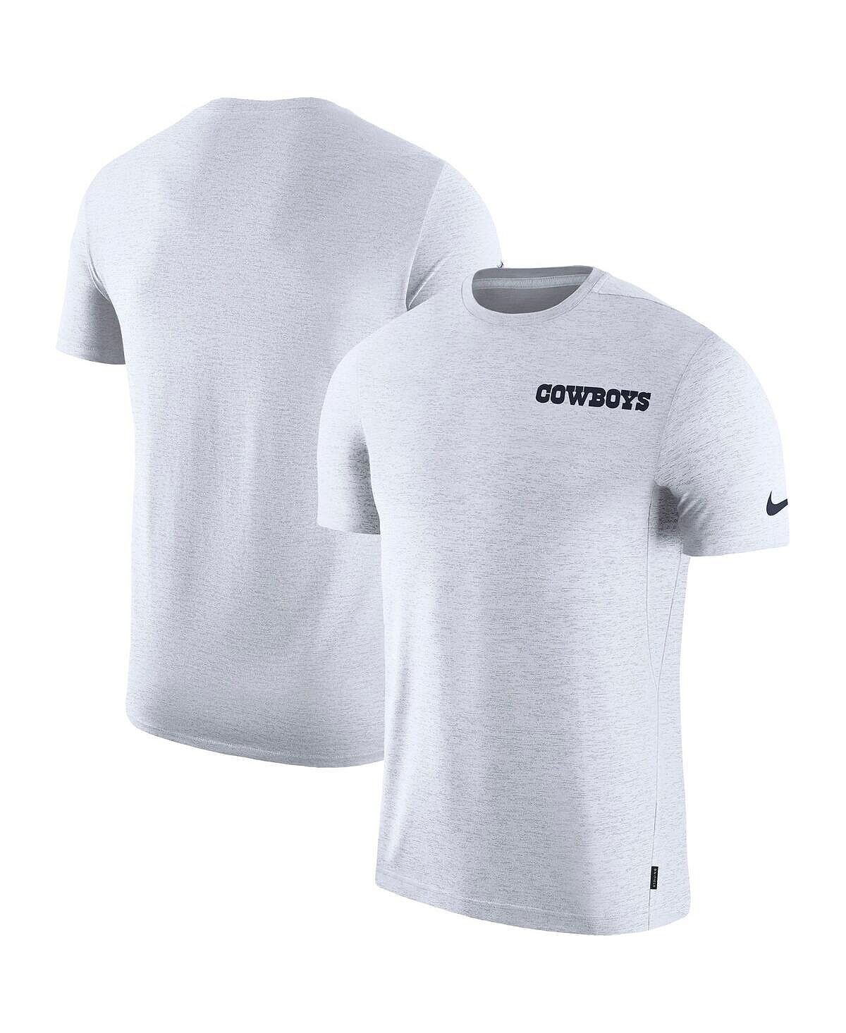 

Футболка dallas cowboys sideline coaches uv performance - белая Nike, белый