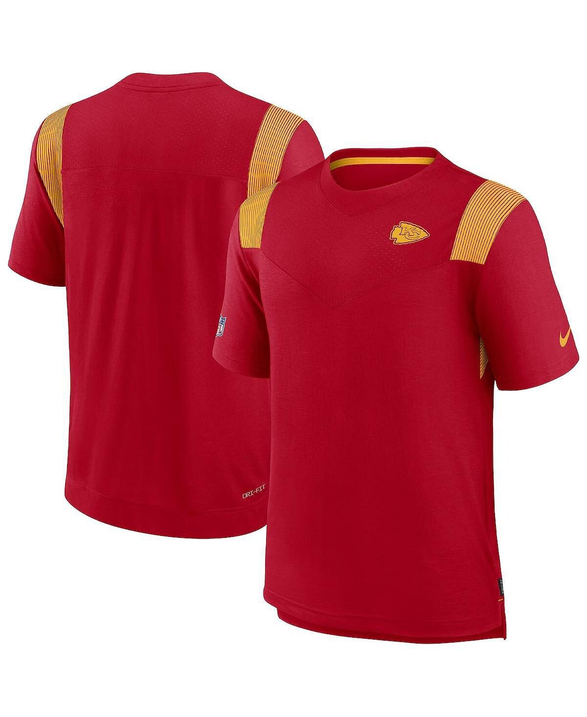 

Футболка Nike Kansas City Chiefs Sideline Tonal Logo Size M, желто-красный