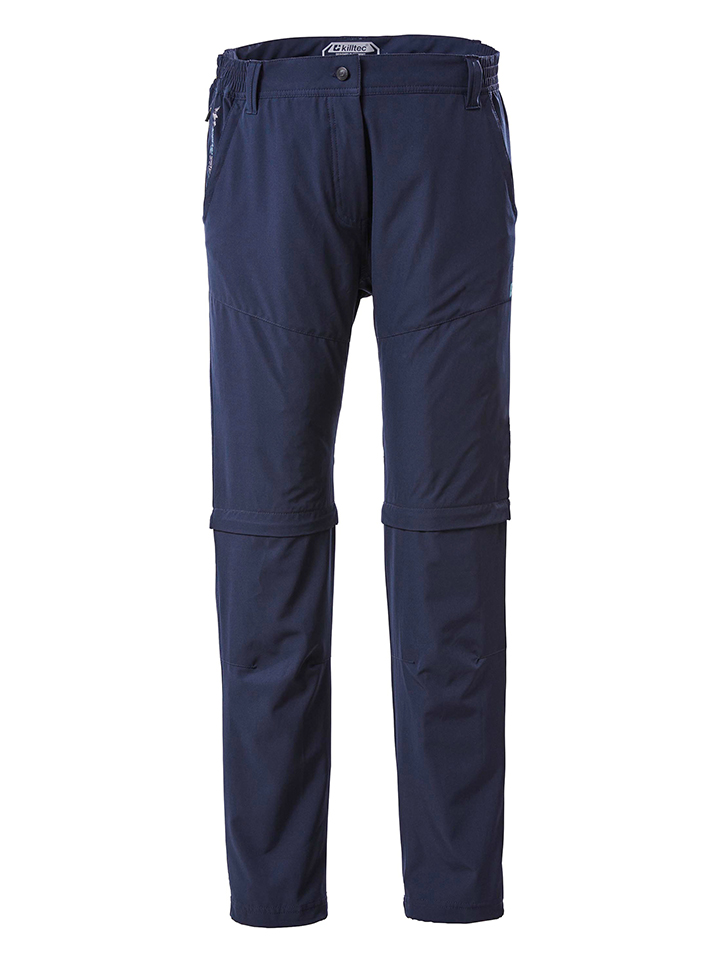 Спортивные брюки Killtec Zipp Off, темно синий мужские треккинговые брюки westfjord zipp off keflavik dark grey темно серый