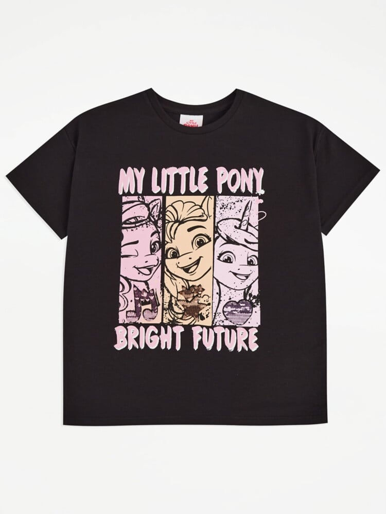 

Футболка My Little Pony Bright Future Flip с пайетками George.