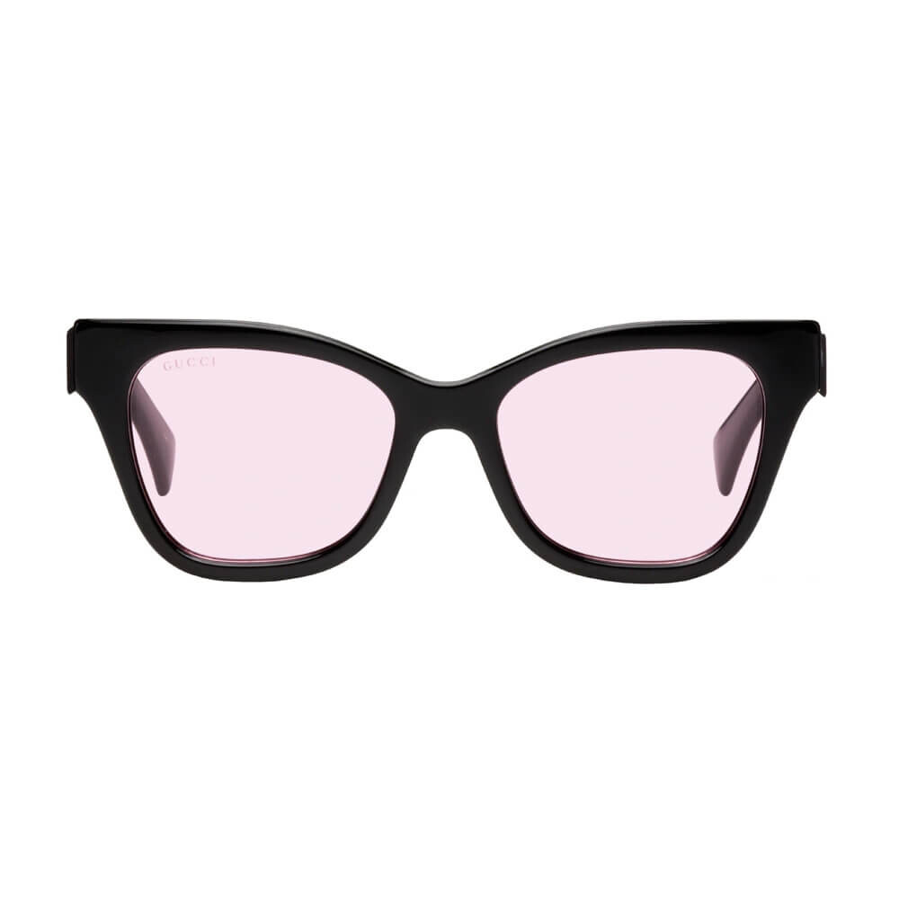 

Солнцезащитные очки Gucci Cat-Eye, черный/розовый
