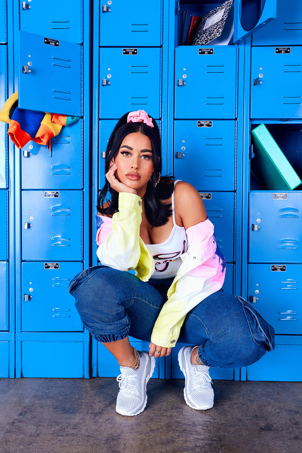

Джоггеры Fashion Nova JV21890P, деним, Серый