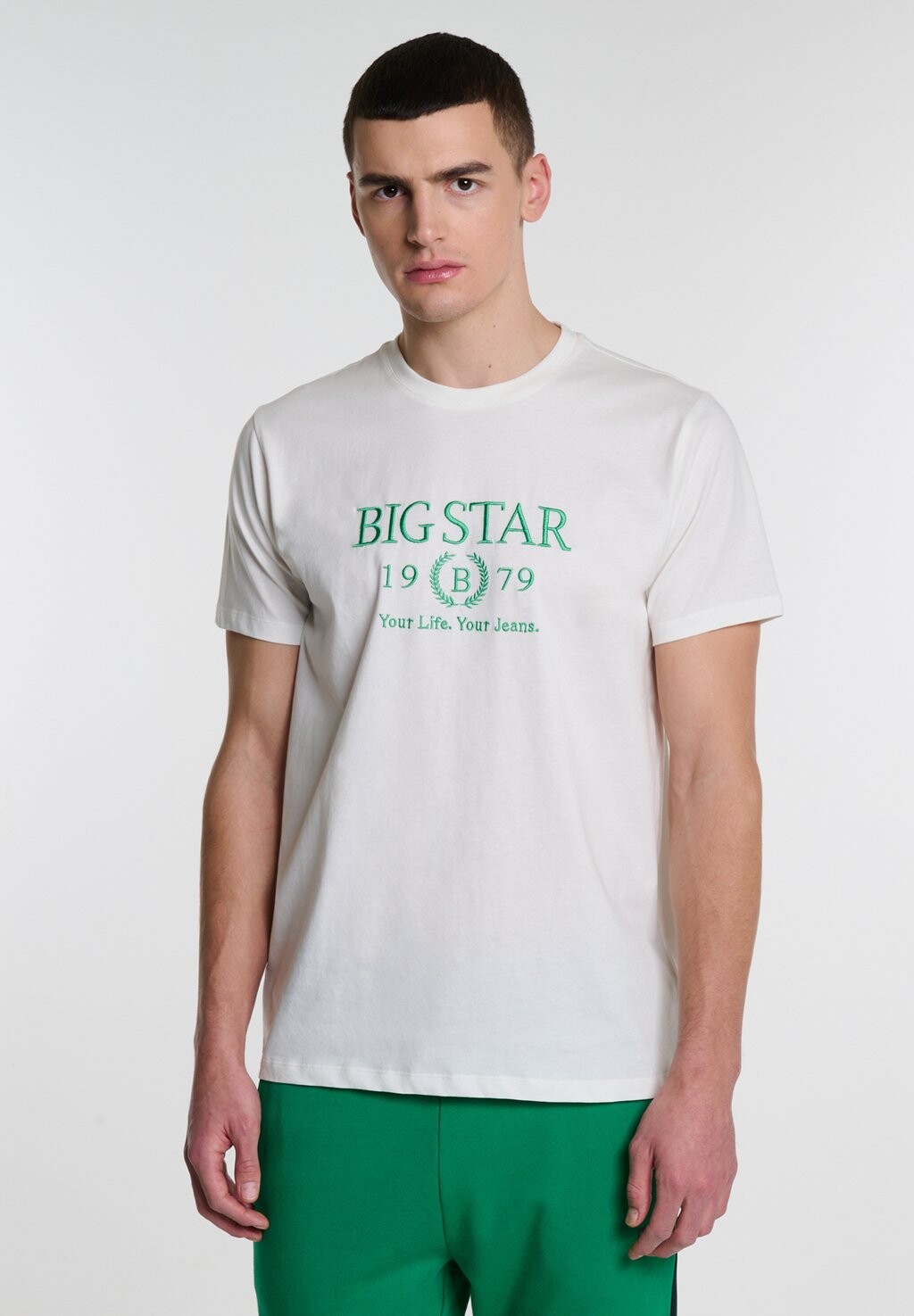 

Футболка с принтом FLAVIAN Big Star, белый