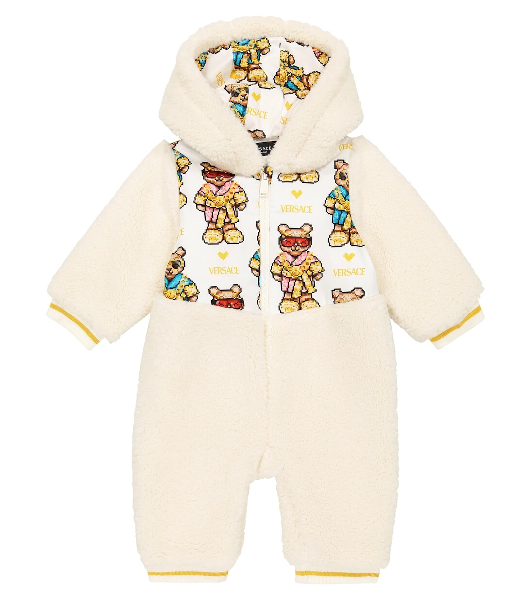 

Тедди-комбинезон baby pixel Versace Kids, бежевый