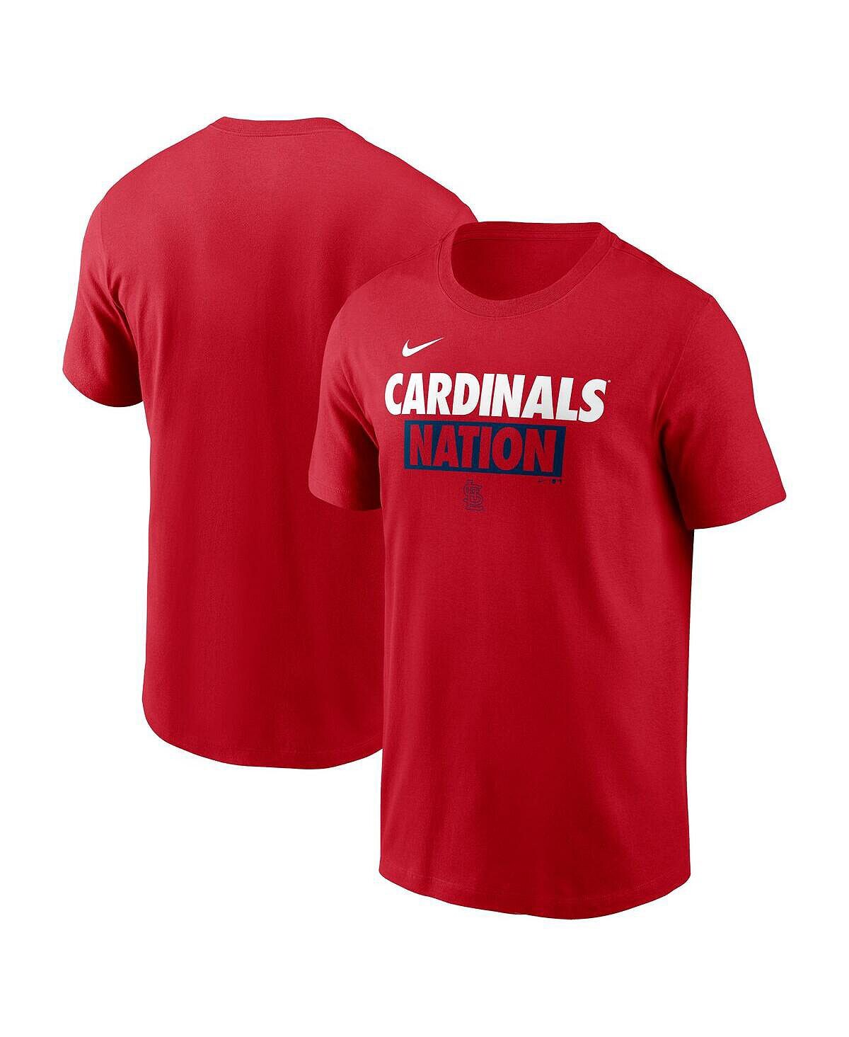 

Мужская красная футболка St. Louis Cardinals Rally Rule Nike, Красный