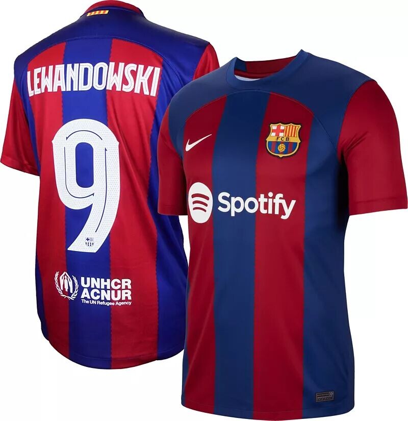 

Nike FC Barcelona Robert Lewandowski # 9 Домашняя реплика Джерси