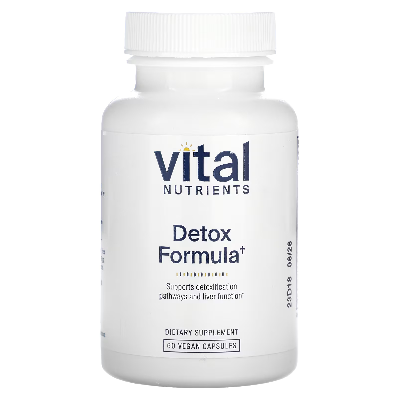 Vital Nutrients Detox Formula 60 веганских капсул nature s way расторопша формула для поддержания функции печени 100 растительных капсул
