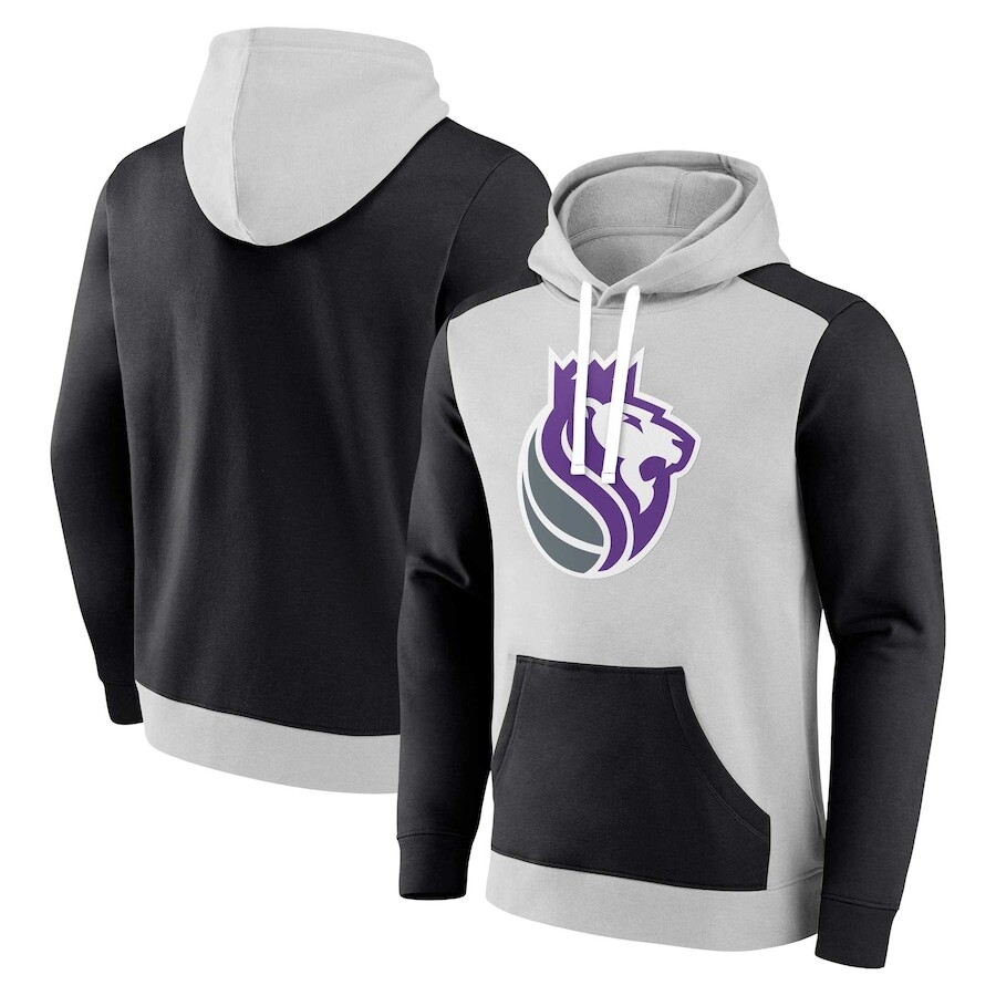 

Пуловер с капюшоном Fanatics Branded Sacramento Kings, серый