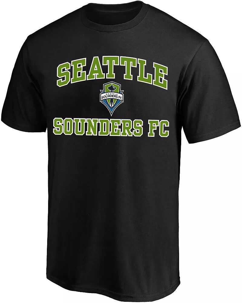 Черная футболка с логотипом MLS Big & Tall Seattle Sounders
