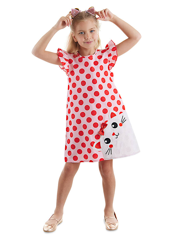 

Платье Denokids Shiny Cat, цвет rosa/rot