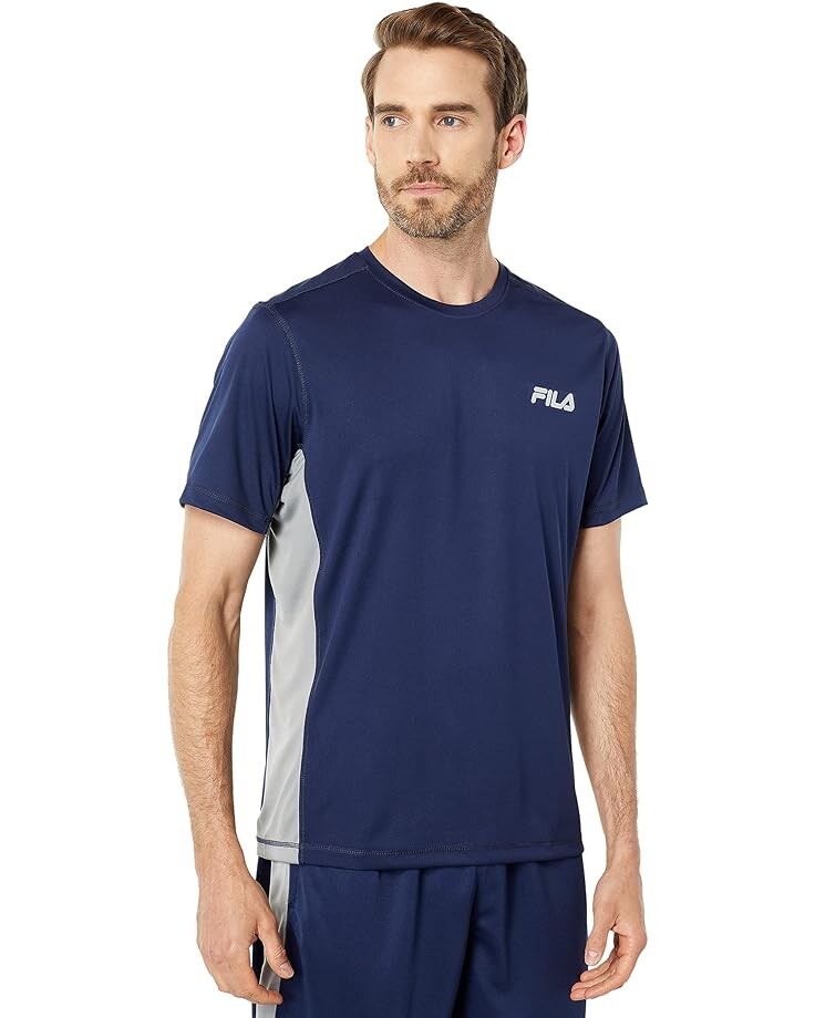 

Футболка Fila Performance Tee, цвет Peacoat/Silver Dollar
