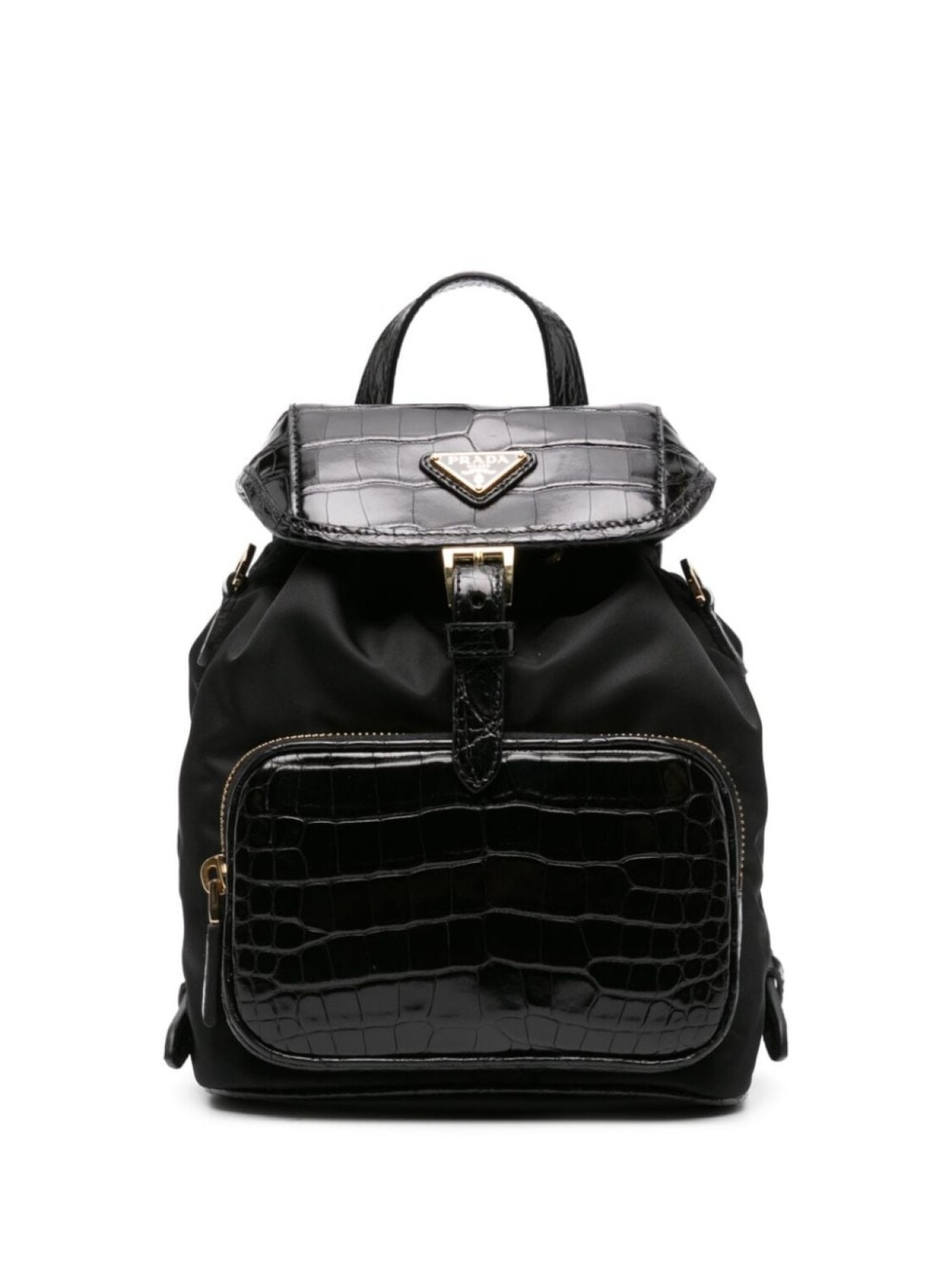 

Prada рюкзак с логотипом, черный