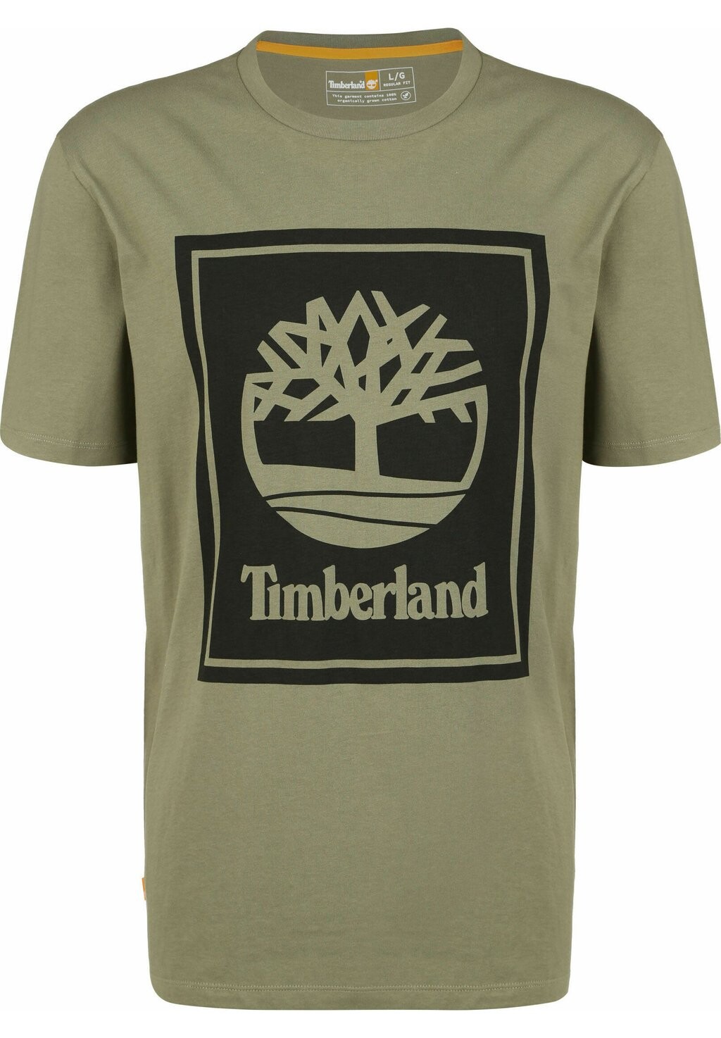 

Футболка с принтом Timberland, оливковый