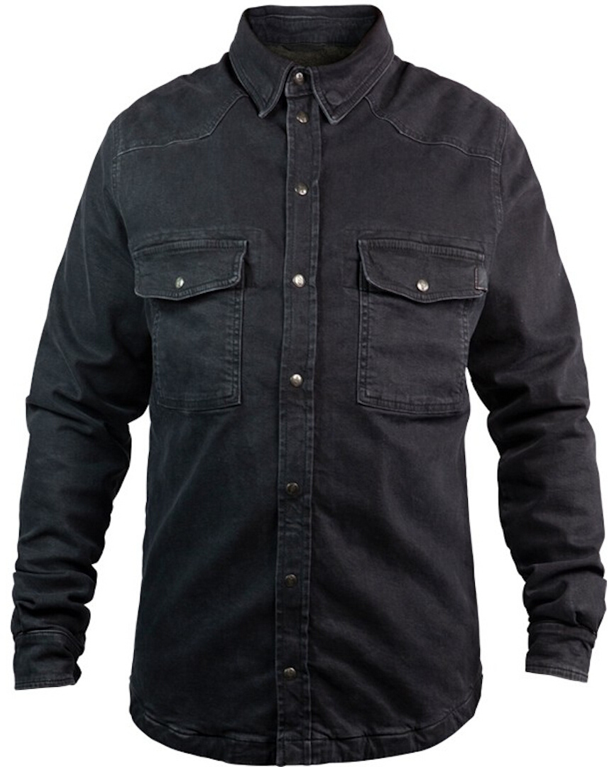 Рубашка John Doe Motoshirt XTM Denim для мотоцикла, черная