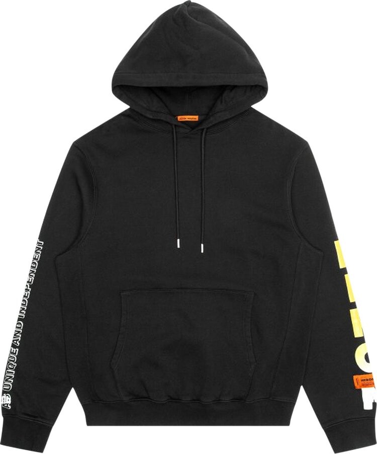 

Худи Heron Preston Skull Hoodie 'Off Black', черный