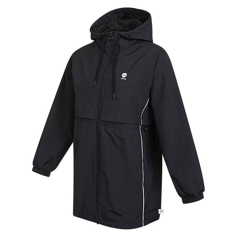 

Женская куртка с капюшоном Adidas NEO W SW WB 3, черный/белый