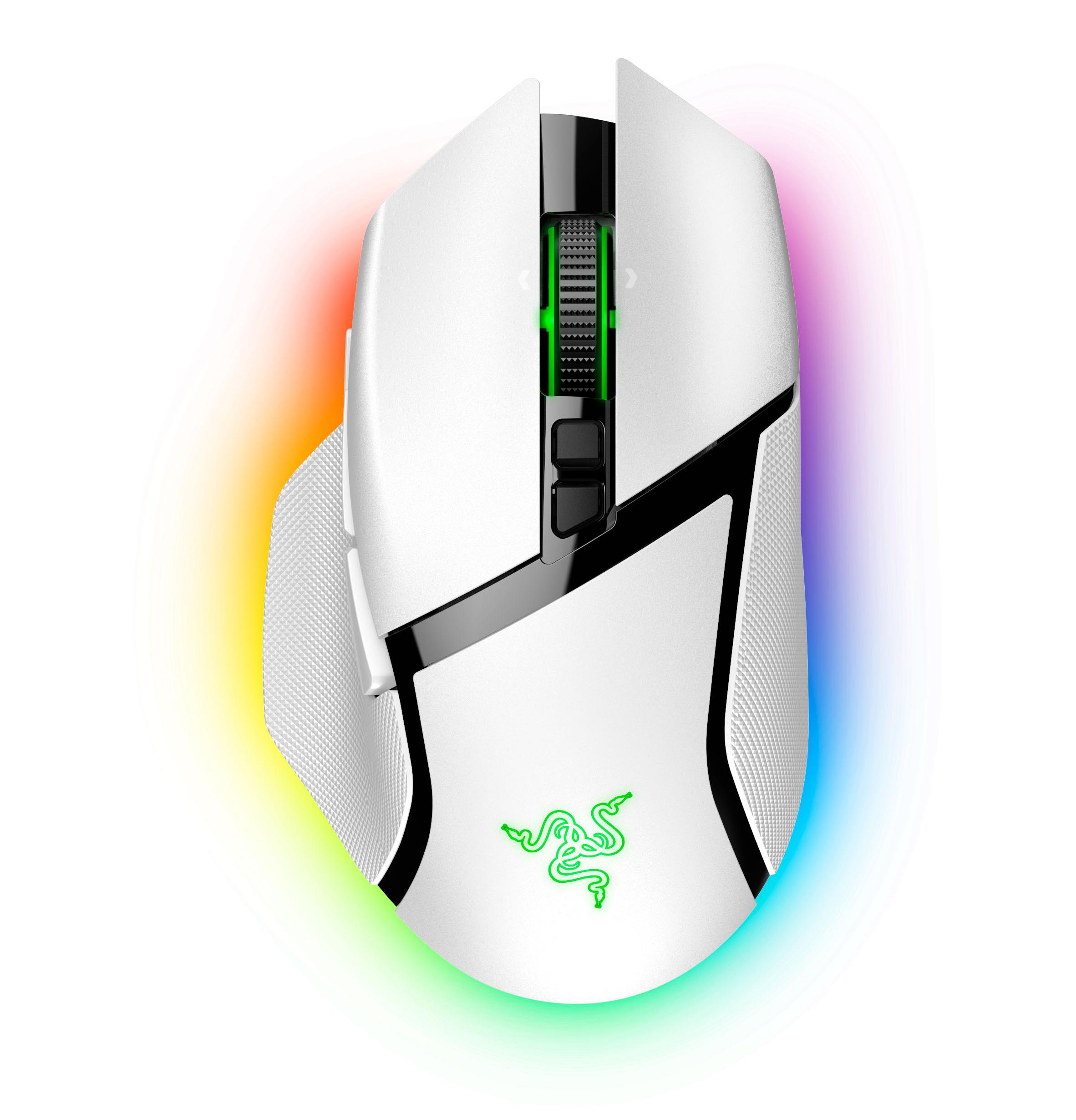 Игровая мышь Razer Basilisk V3 Pro, белый мышь basilisk v3 razer basilisk v3 ergonomic wired gaming mouse rz01 04000100 r3m1
