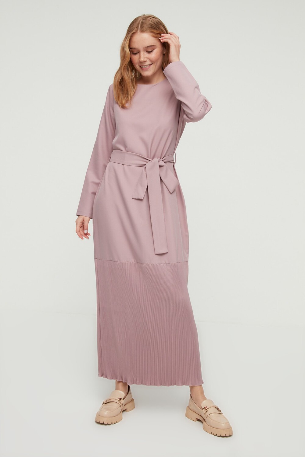 

Платье - Фиолетовое - Фигуристка Trendyol Modest, фиолетовый