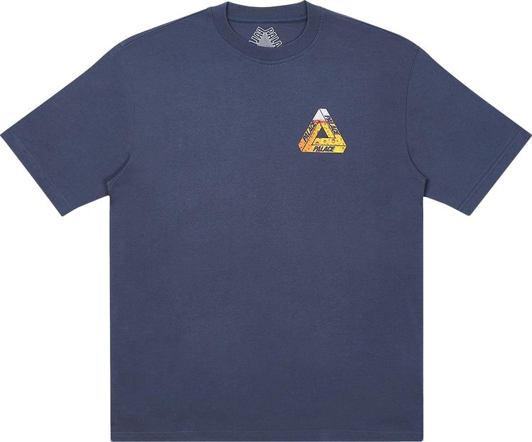 Футболка Palace Tri-Lager T-Shirt 'Navy', синий