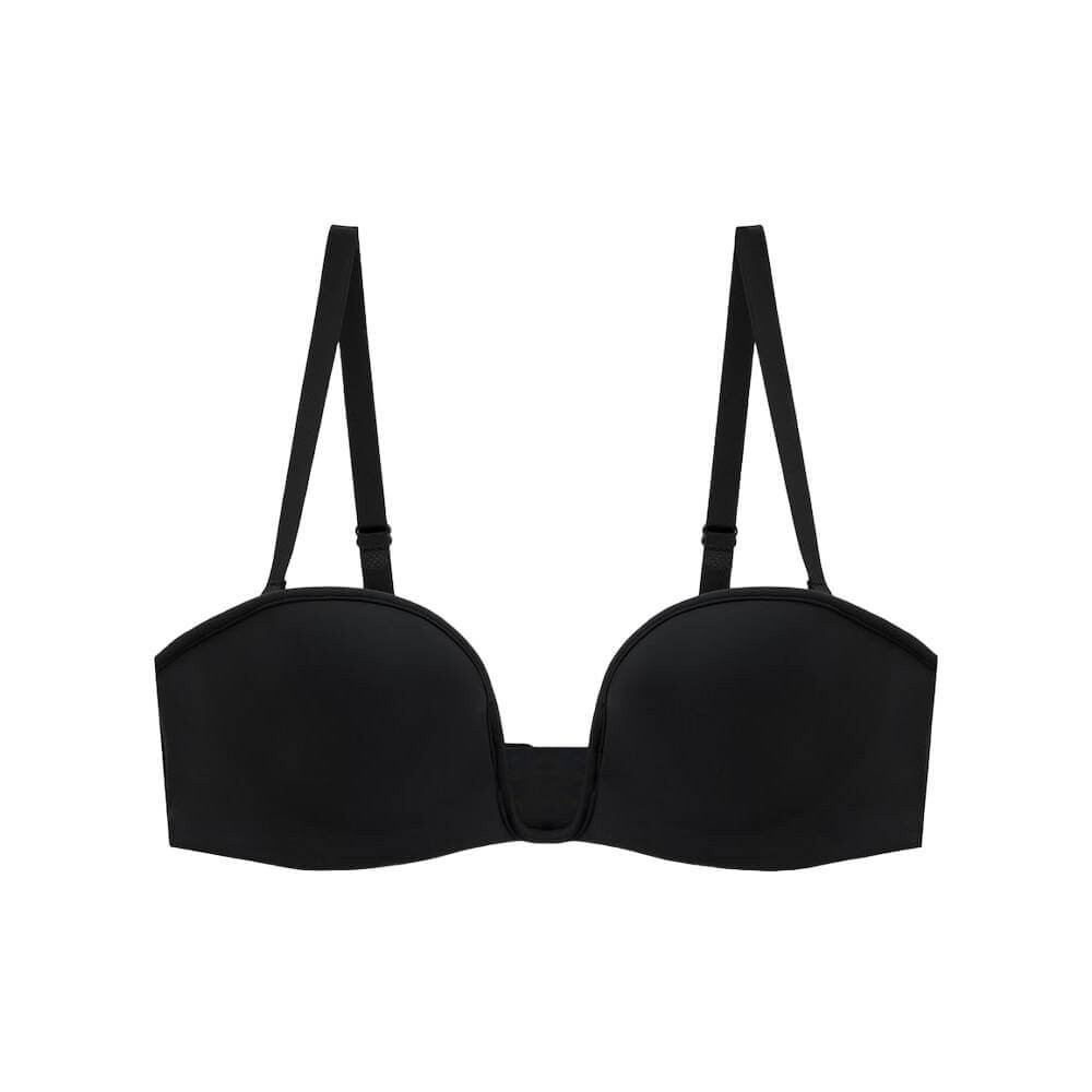 

Бюстгальтер Oysho U-Neck Removable Straps, черный