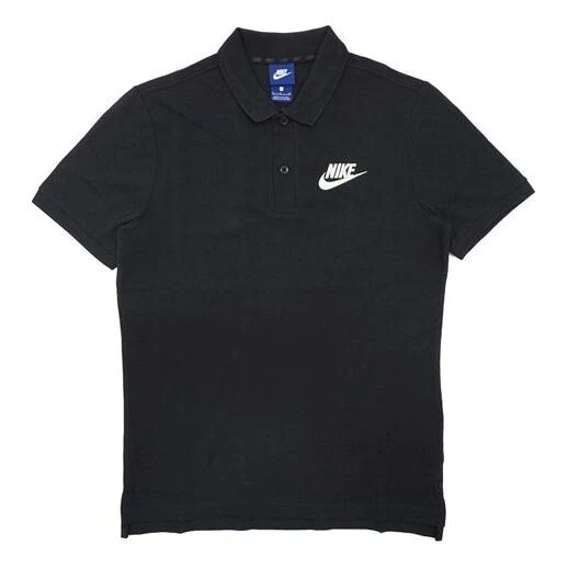 

Рубашка поло Nike Small Logo Casual Sports Short Sleeve, черный