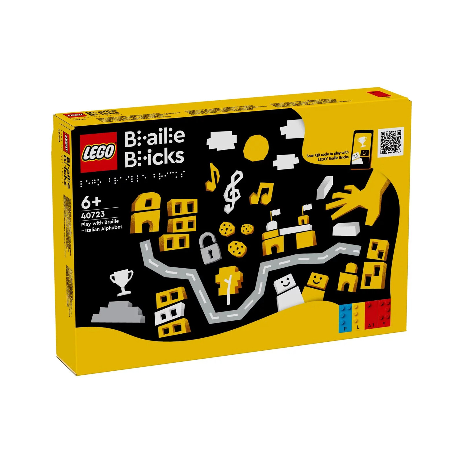 

Конструктор Lego Play with Braille – Italian Alphabet 40723, 287 деталей