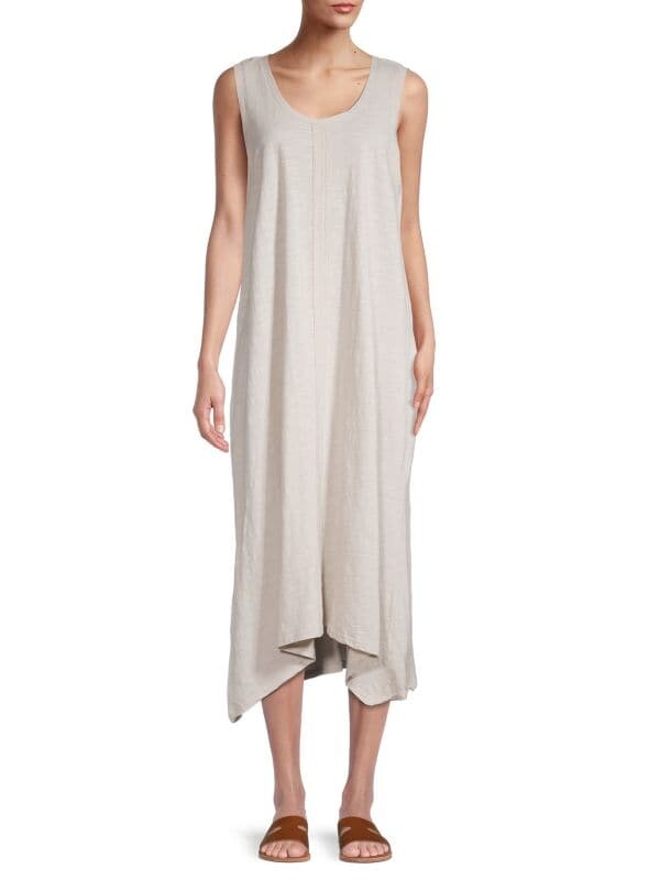 

Платье миди без рукавов sausalito Stitchdrop Coastal tan