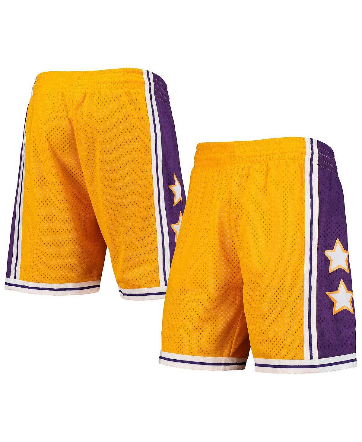 

Мужские золотые шорты western conference hardwood classics 1972 all-star game swingman Mitchell & Ness