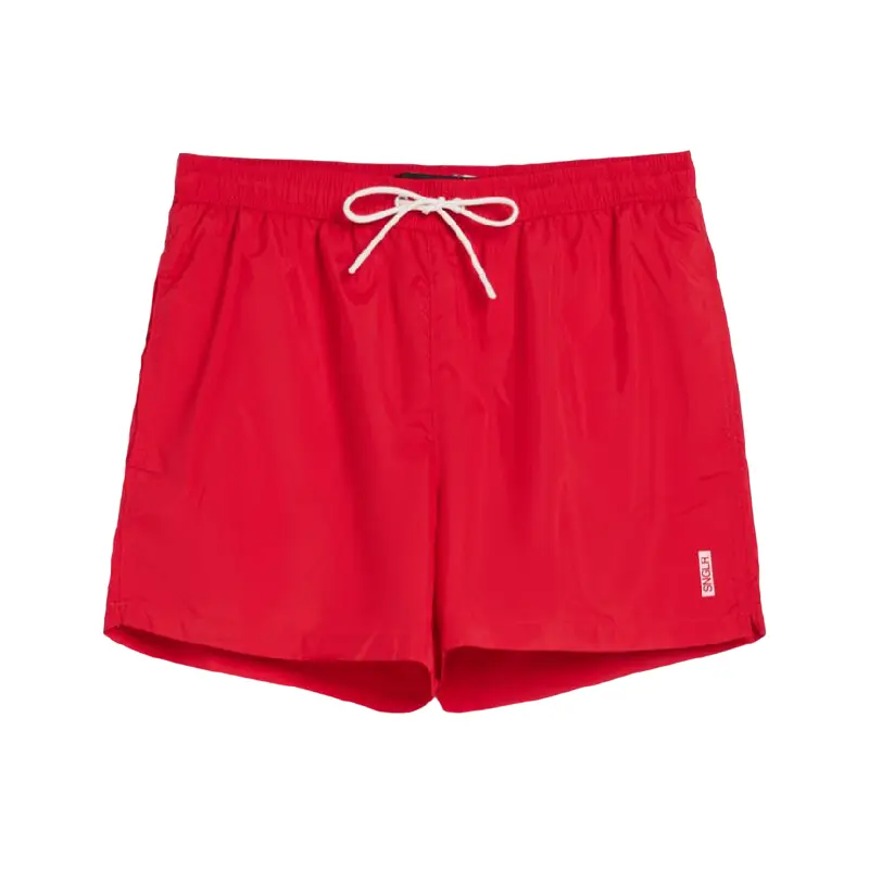 

Шорты для плавания Bershka Basic Trunks, красный