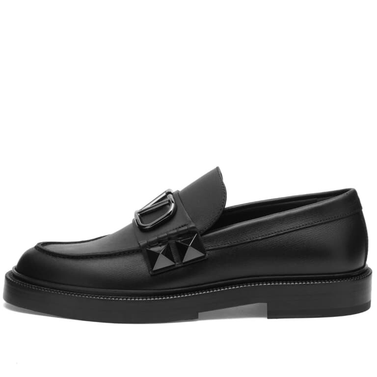 

Лоферы Valentino One Stud, черный