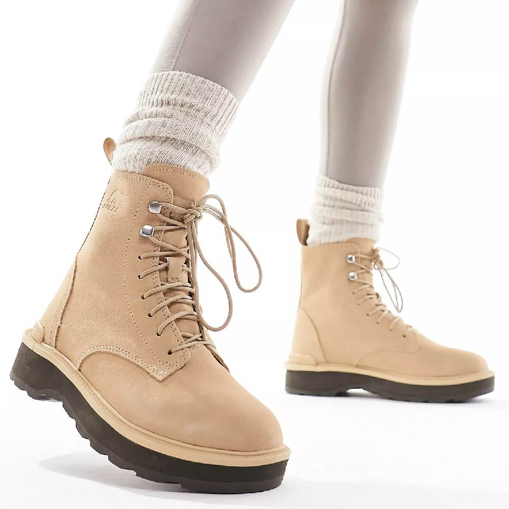 Ботинки Sorel Hi-Line Lace Up, светло-коричневый женские высокие ботинки на шнуровке kinga stiefel коричневые