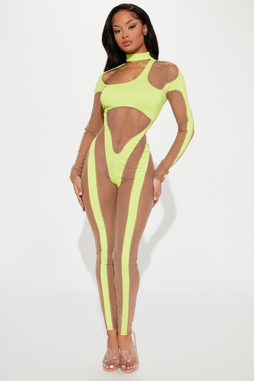 

Комбинезон Fashion Nova JPS1140, лаймовый