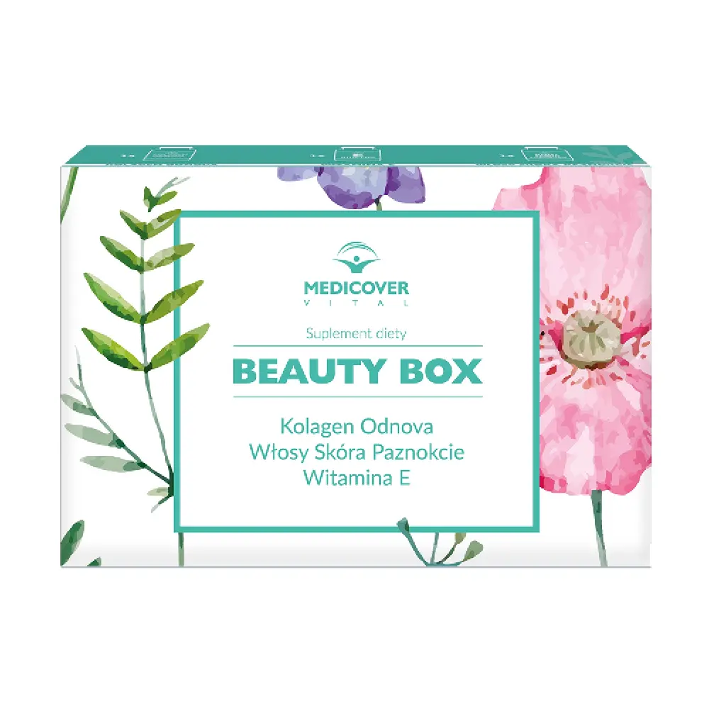 

Medicover Vital Beauty Box набор: БАДы для красивой кожи и ногтей, 3х60 шт./1 уп.