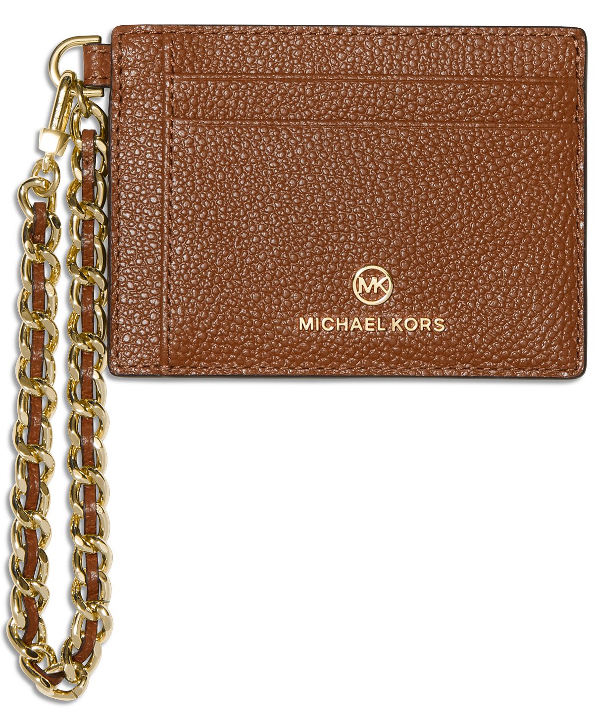 

Маленькая кожаная визитница с цепочкой jet set charm Michael Kors